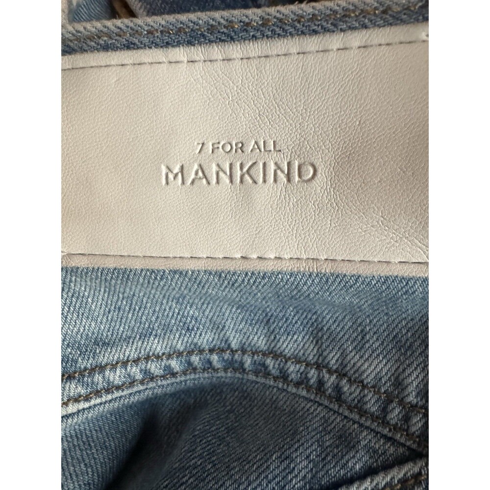 7 For All Mankind Womens Star Panel Easy Straight Button Fly Jeans Blue Size 27 - Picture 14 of 14